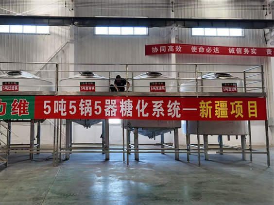 河口精酿啤酒设备厂—5吨精酿啤酒设备—新疆项目